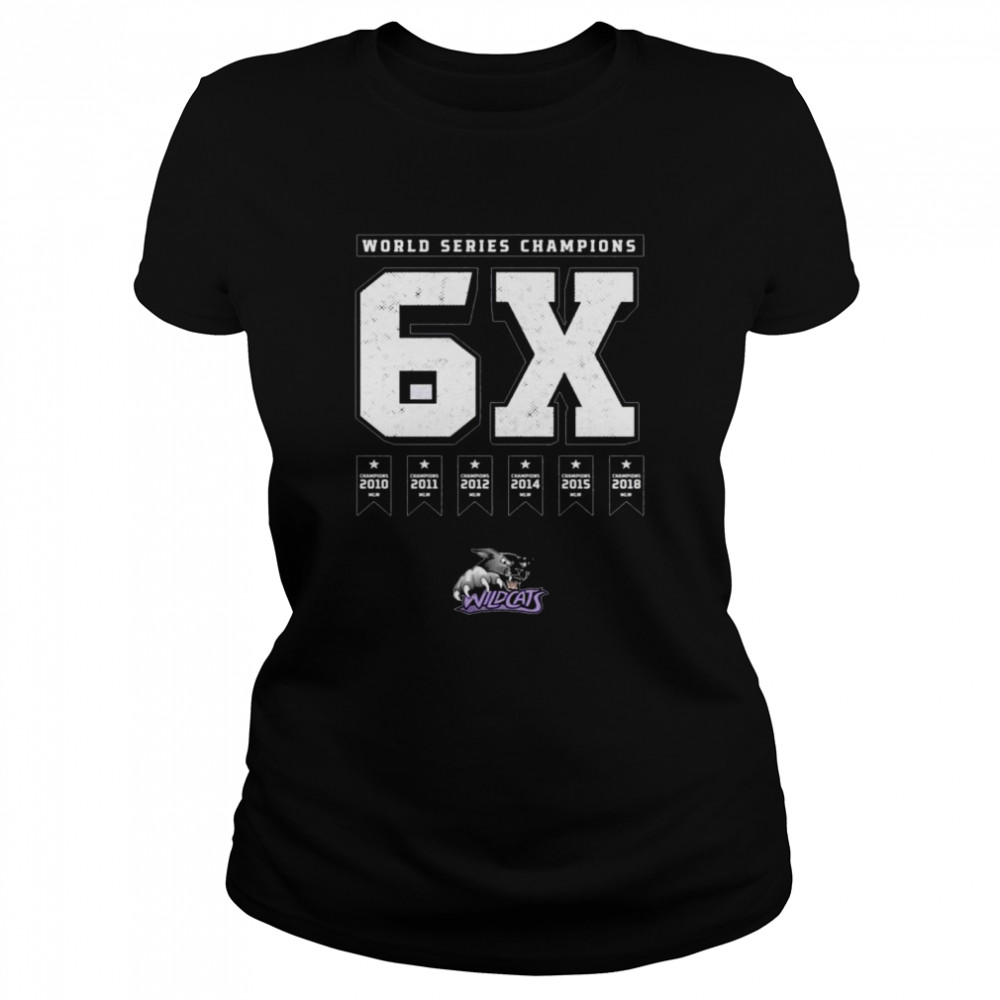 Western Wildcats 6X World Series Champions shirt Classic Women's T-shirt