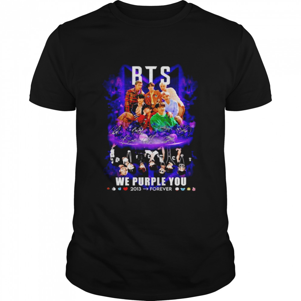 BTS we purple you 2013 forever shirt Classic Men's T-shirt