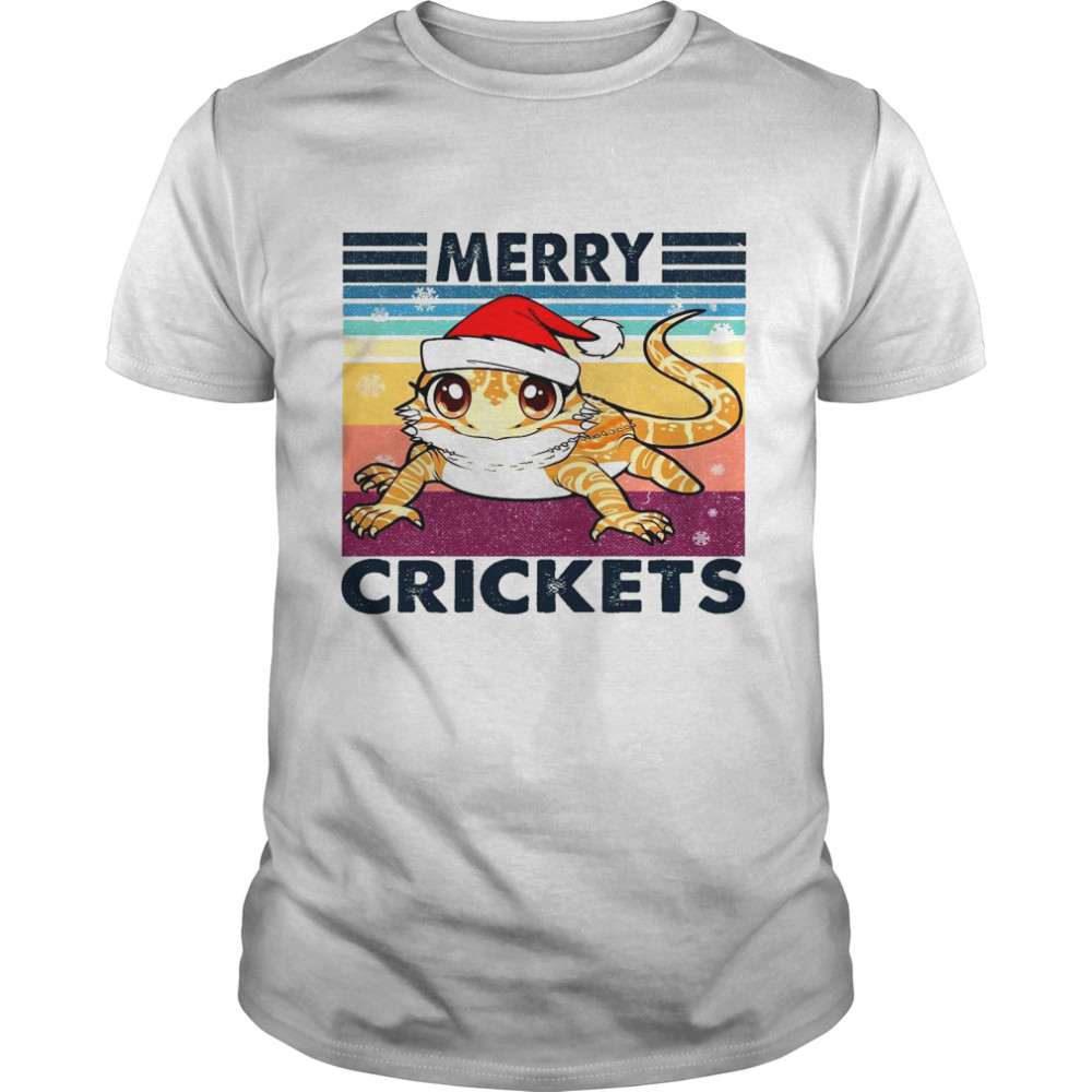 Frog Santa Merry crickets shirt Classic Men's T-shirt