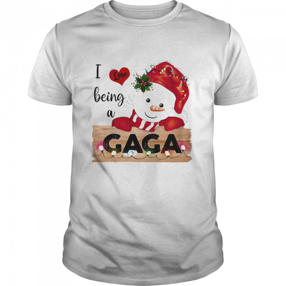 I Love Being A Gaga Christmas Sweater Shirt