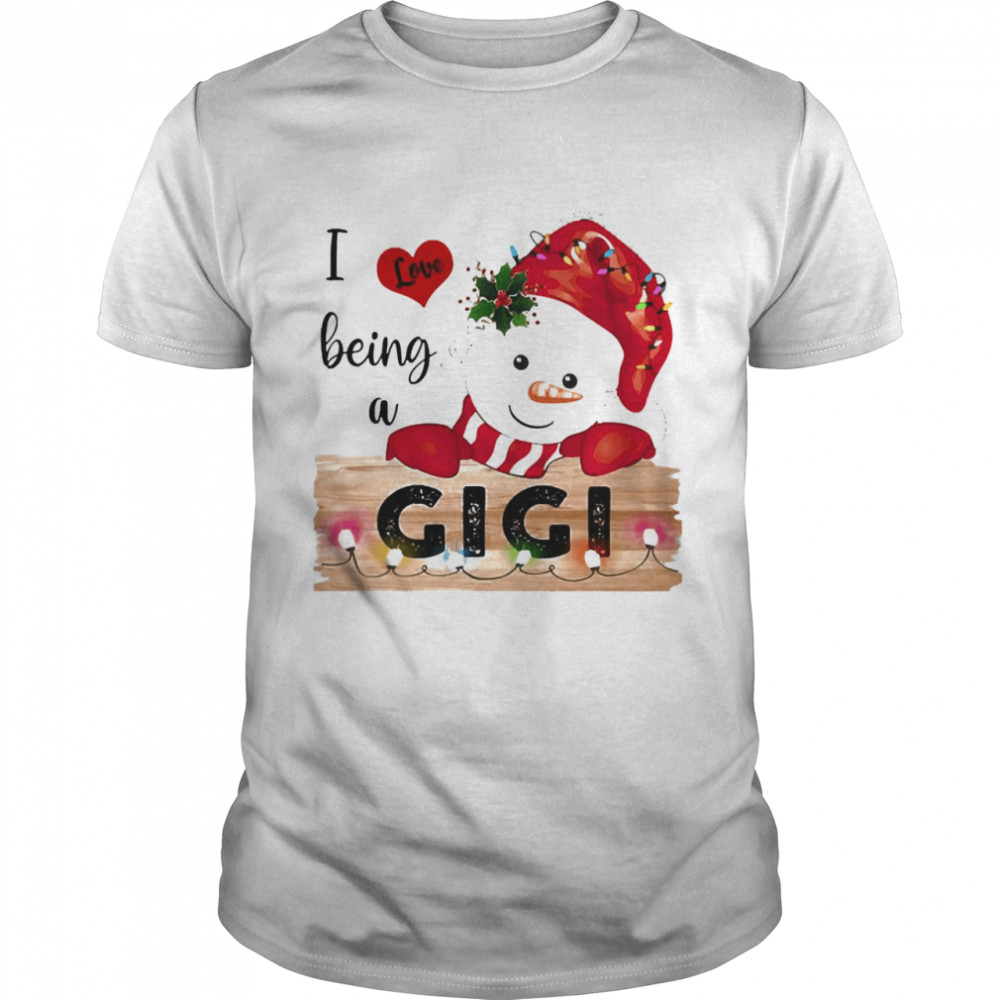 I Love Being A Gigi Christmas Sweater Shirt