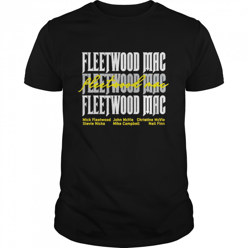 Premium fleetwood Mac Mick Fleetwood John McVie Christine McVie shirt