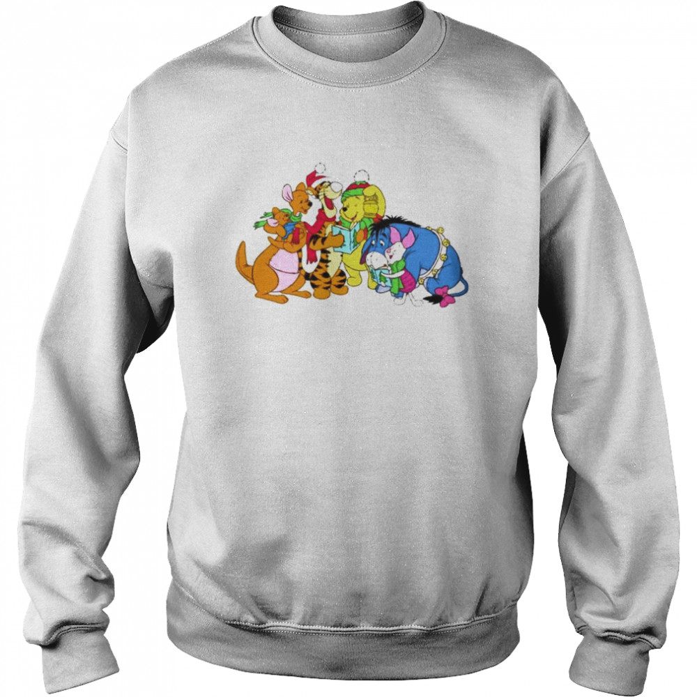 Winnie the Pooh characters Christmas shirt Unisex Sweatshirt