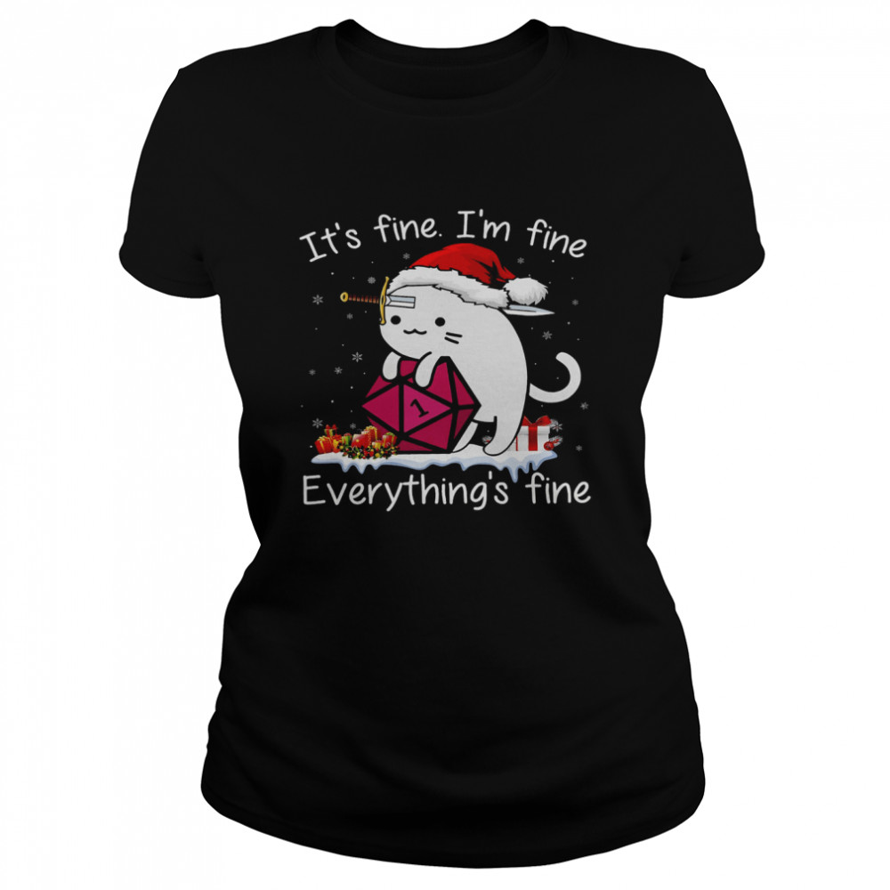 Boo It’s Fine I’m Fine Everything’s Fine  Classic Women's T-shirt