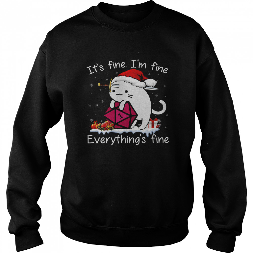 Boo It’s Fine I’m Fine Everything’s Fine  Unisex Sweatshirt