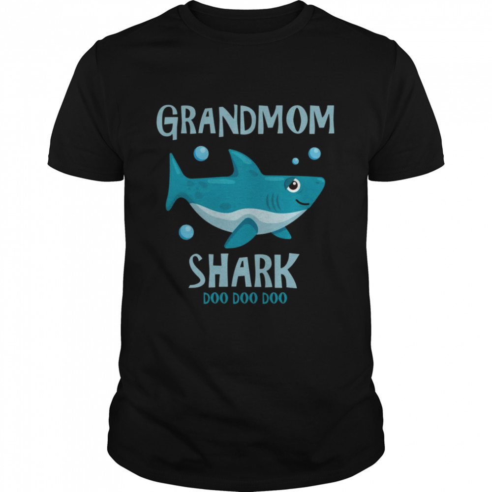 Grandmom Shark Doo Doo Doo Langarmshirt Shirt