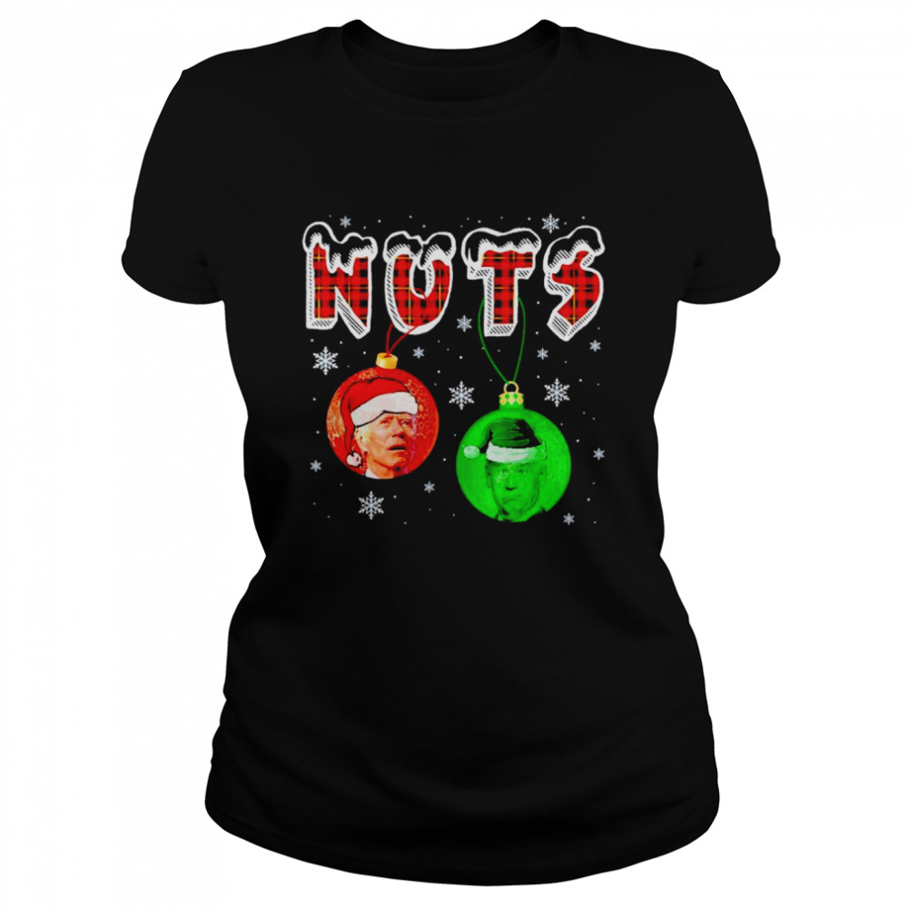 Nuts Christmas Joe Biden shirt Classic Women's T-shirt