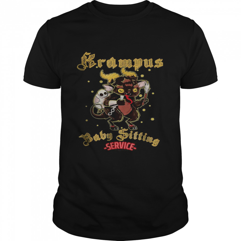 Best Krampus Baby Sitting T- Classic Men's T-shirt