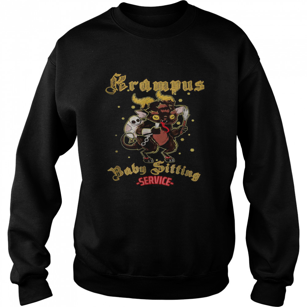 Best Krampus Baby Sitting T- Unisex Sweatshirt