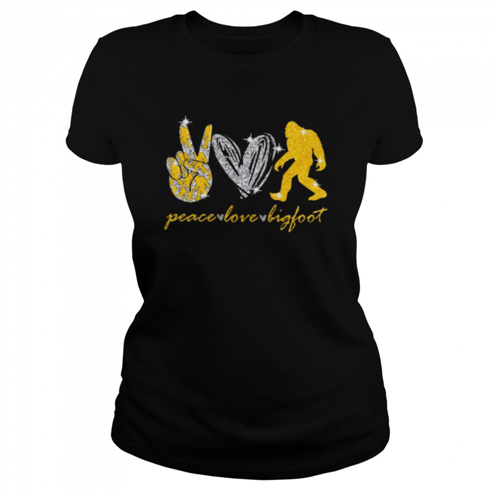 Peace Love Bigfoot Diamond 2021 Classic Women's T-shirt
