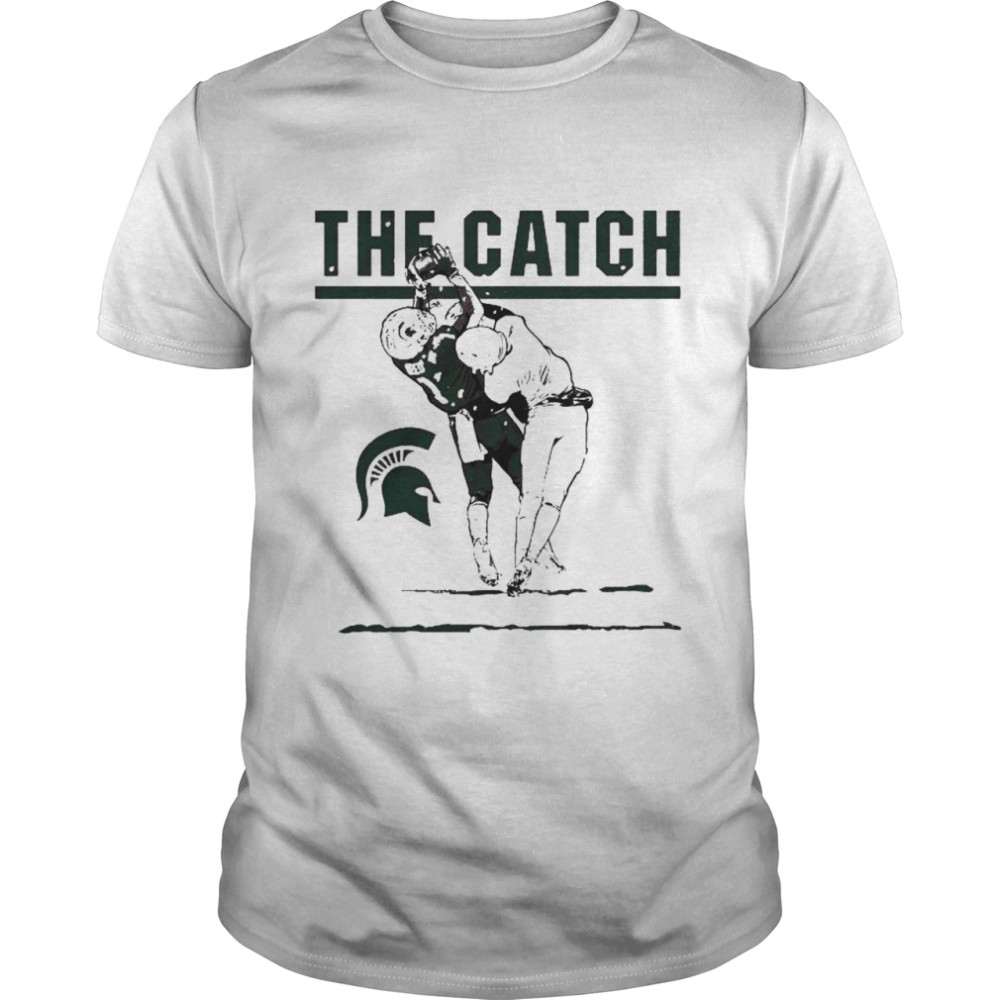 Michigan State’s Jayden Reed the catch shirt