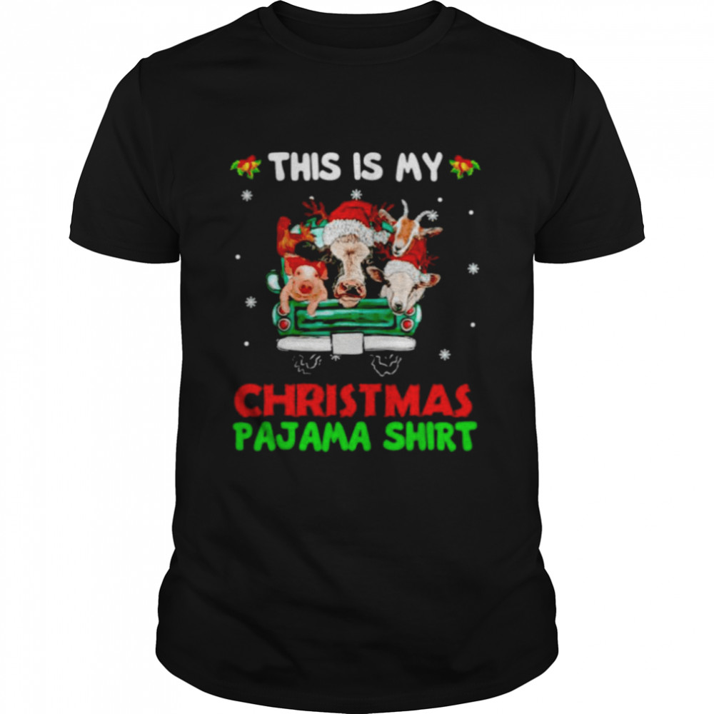 Nice animals farm this is my Christmas pajama shirt