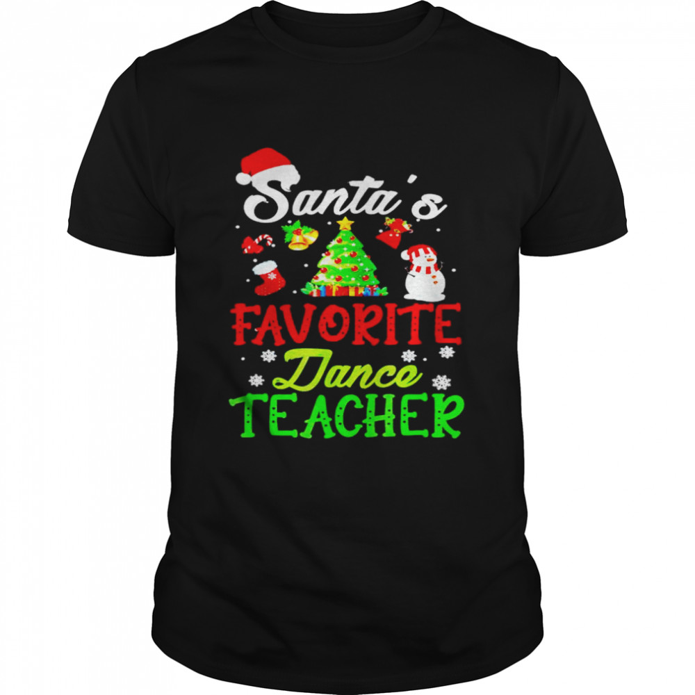Santa’s favorite dance teacher Christmas sweater