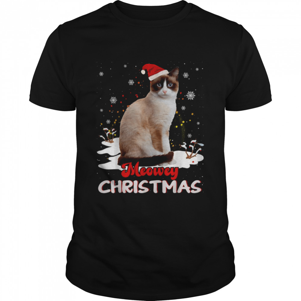 Snowshoe Cat Cat Owner Christmas Xmas Cat Shirt