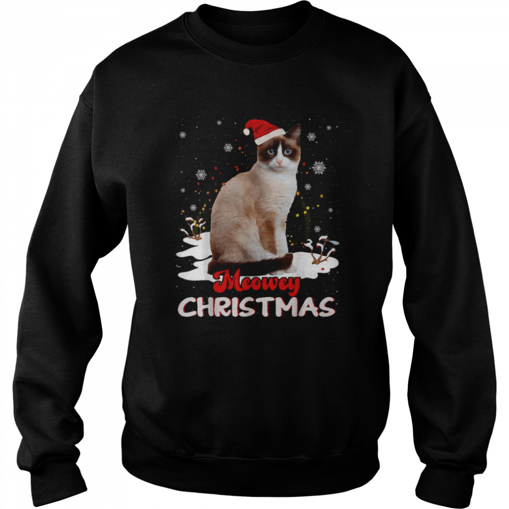 Snowshoe Cat Cat Owner Christmas Xmas Cat  Unisex Sweatshirt