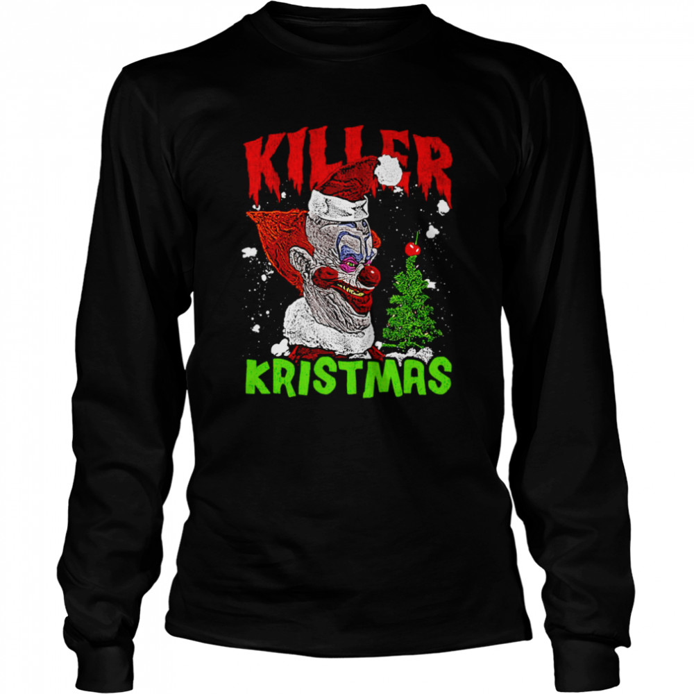 killer Kristmas Killer Klowns From Outer Space Christmas Sweater  Long Sleeved T-shirt