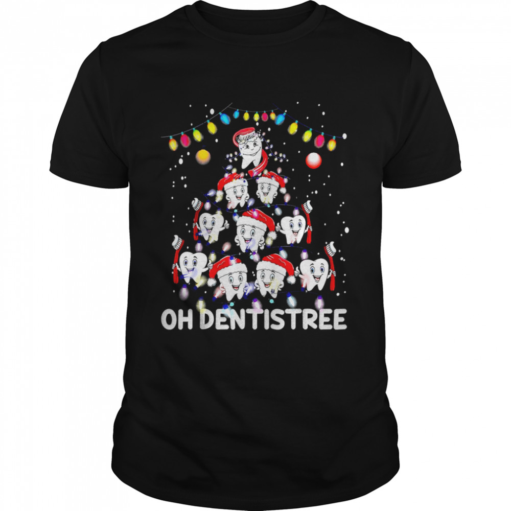 Oh Dentistree Christmas Dentist Xmas Dental Assistant Shirt