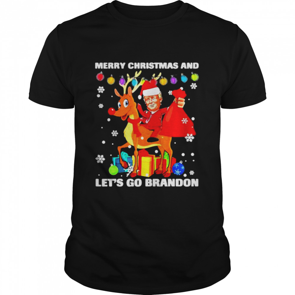 pro Trump Merry Christmas And Let’s Go Branddon Brandon Noel Sweater Shirt