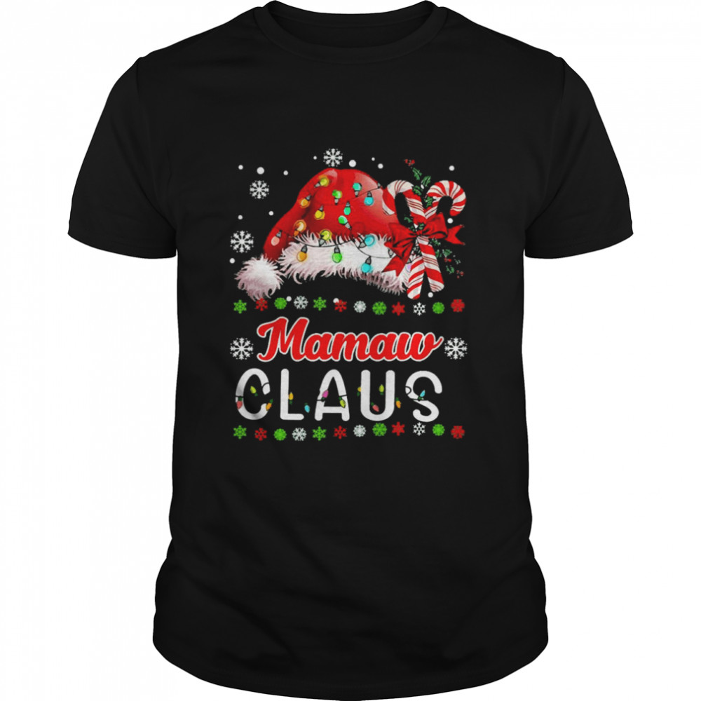 Santa Mamaw Claus Grandma Christmas Sweater Shirt