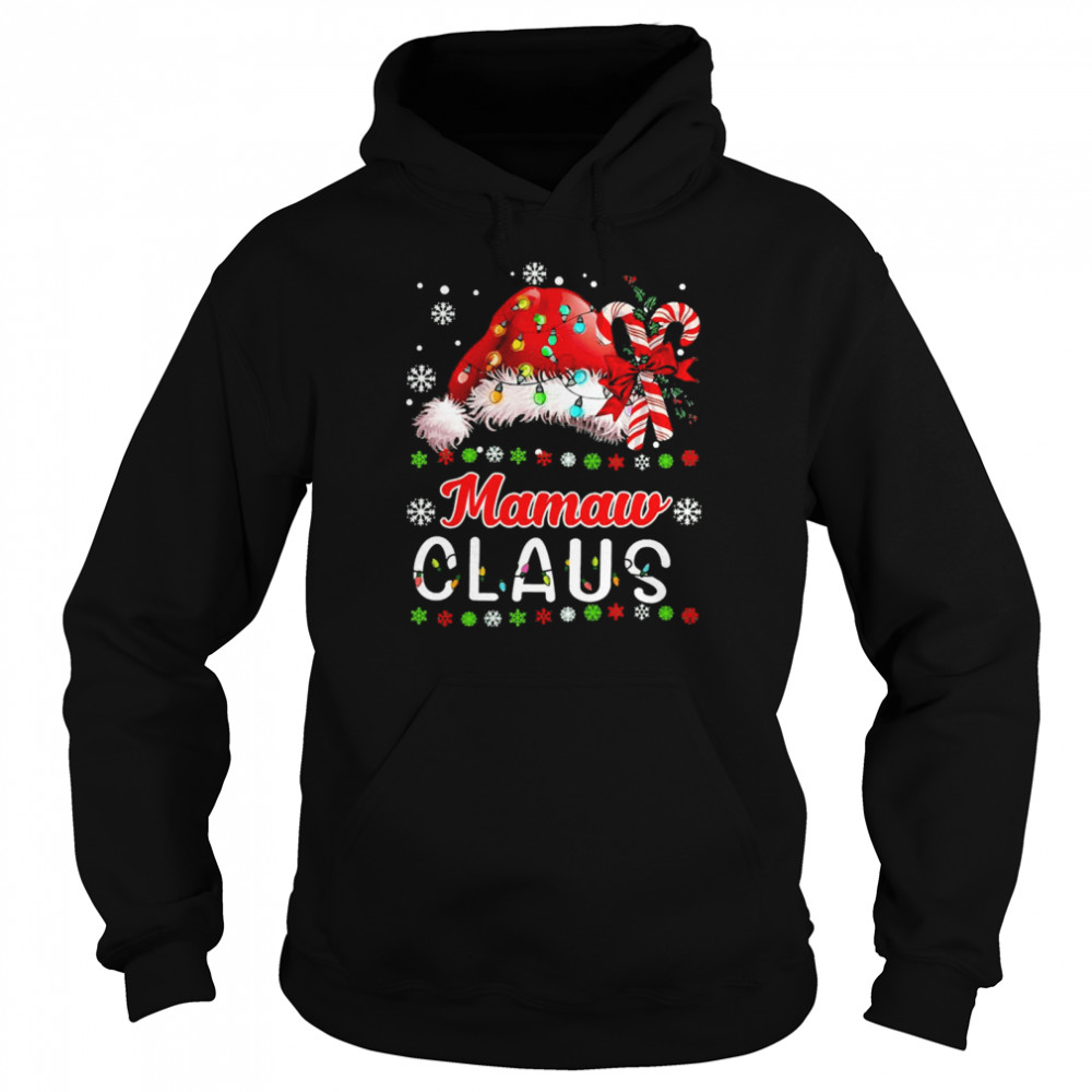 Santa Mamaw Claus Grandma Christmas Sweater Unisex Hoodie
