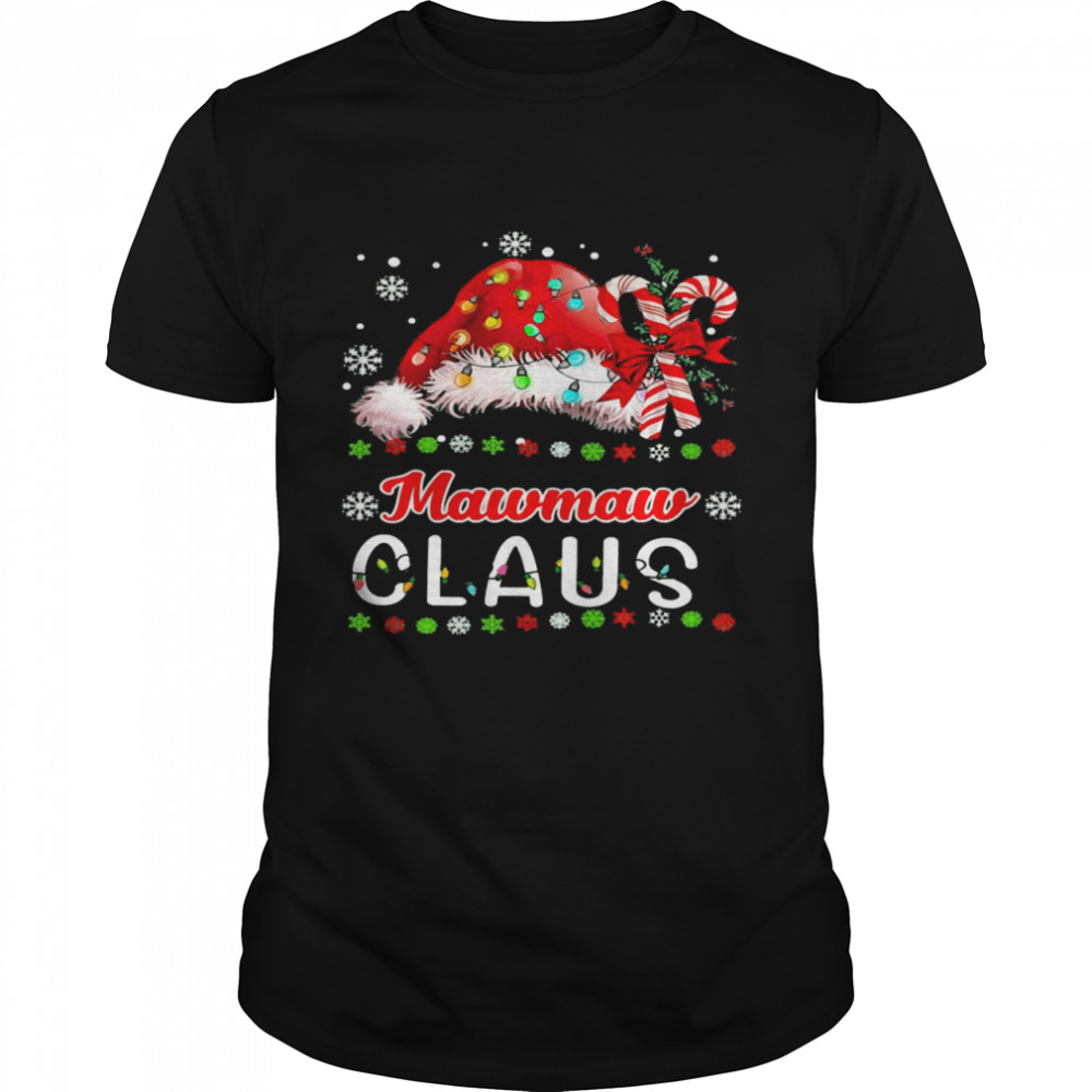 Santa Mawmaw Claus Grandma Christmas Sweater  Classic Men's T-shirt