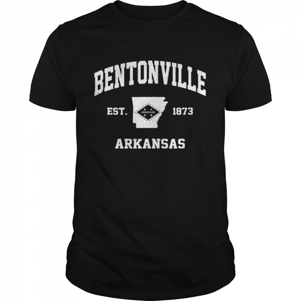 Bentonville Arkansas AR vintage State Athletic style Shirt