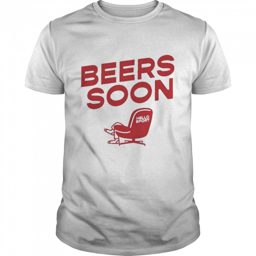 bloke x Hello Sport Beers Soon Red T-Shirt
