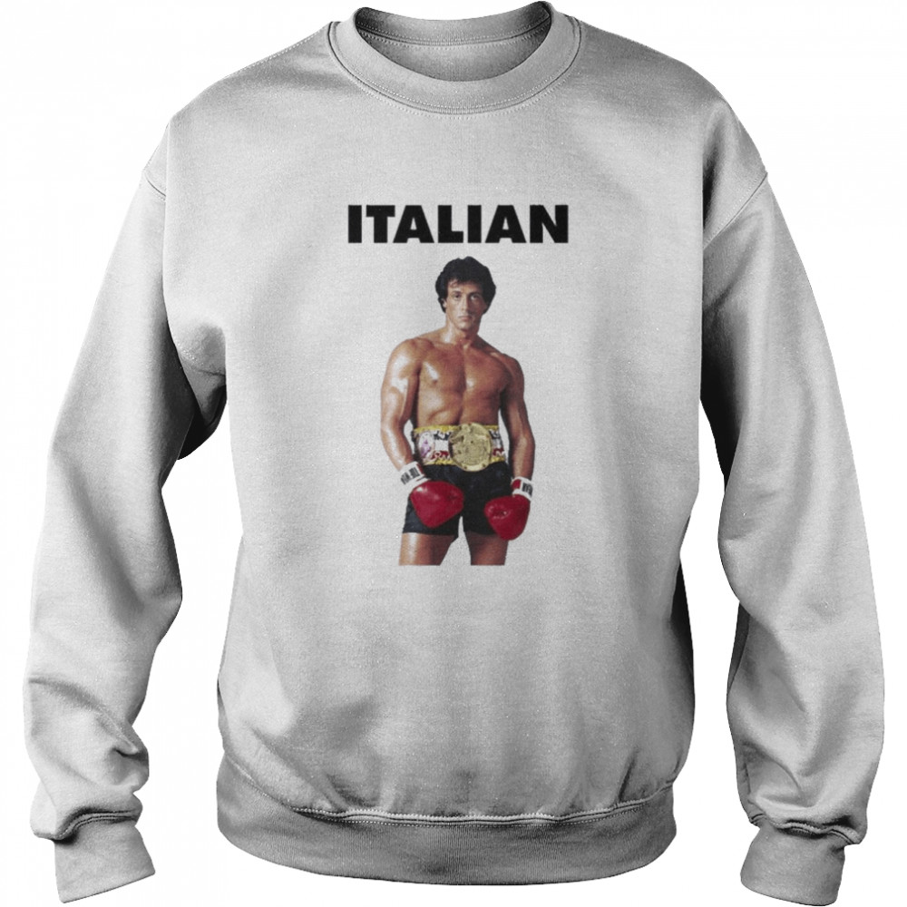italian Rocky Sylvester Stallone  Unisex Sweatshirt