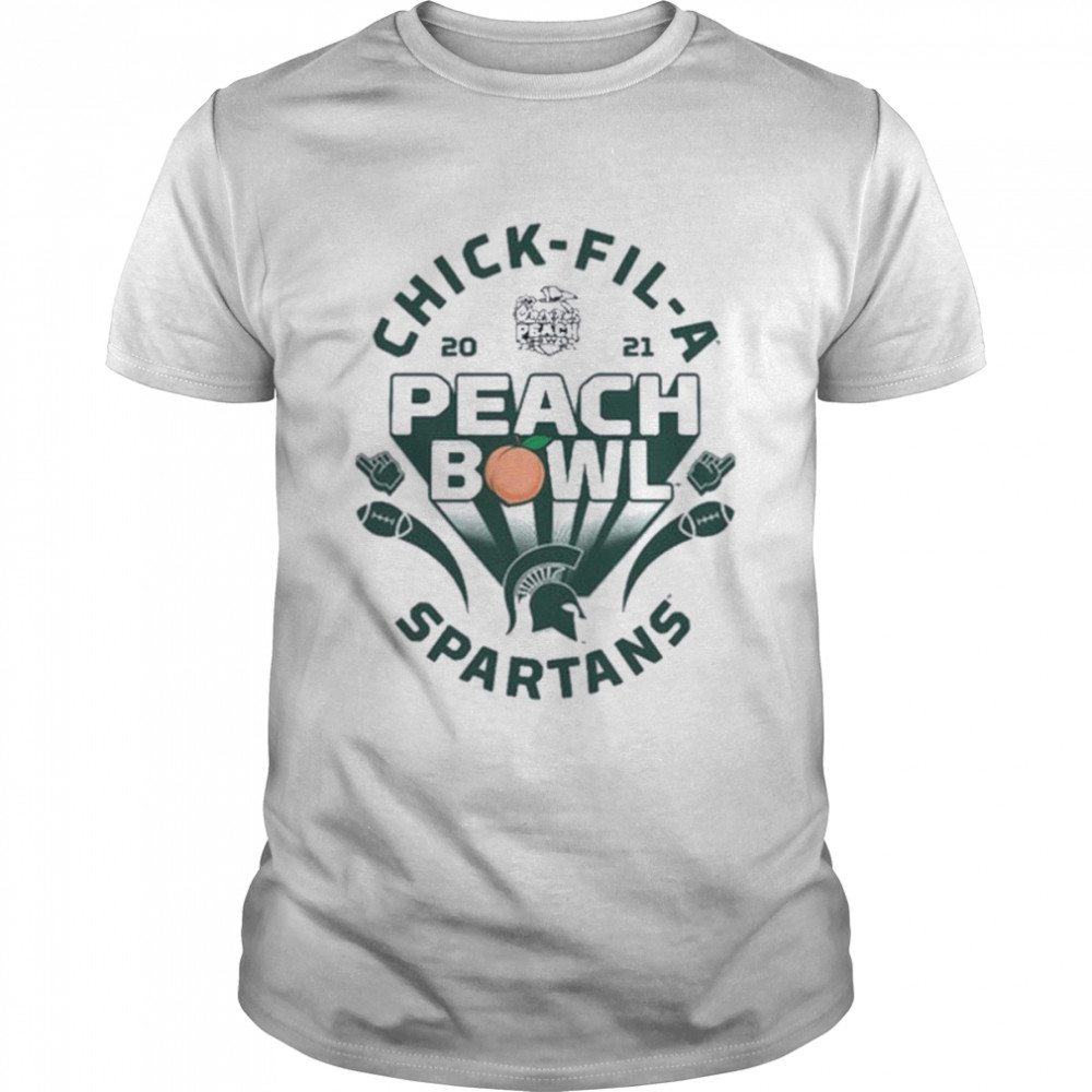 michigan State Spartans Peach Bowl Shirt