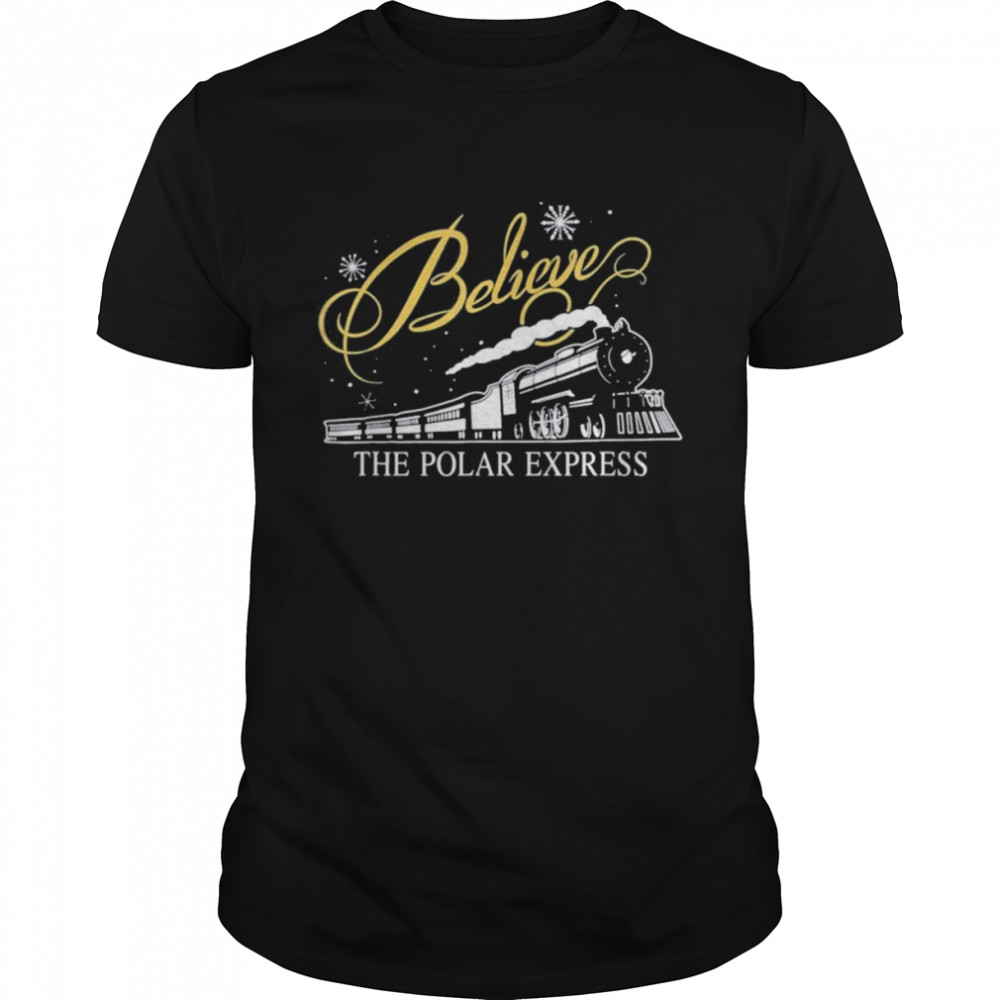 Believe North Pole Polar Express Christmas shirt