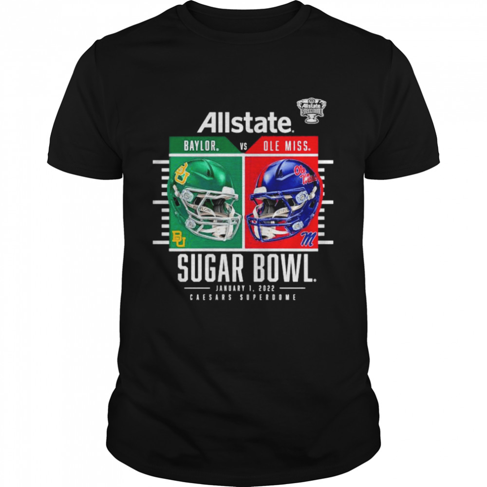 Best baylor Bears vs. Ole Miss Rebels 2022 Sugar Bowl allstate shirt