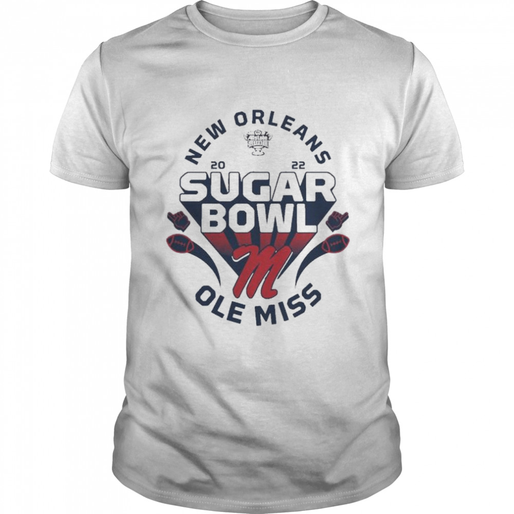 Ole Miss Rebels 2022 Sugar Bowl Bound Whistle  Classic Men's T-shirt