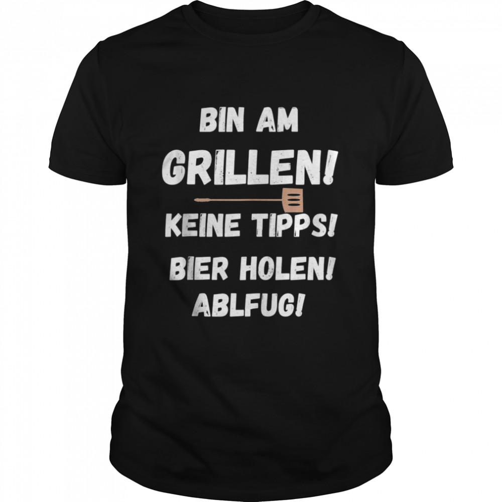 Grillmeister Barbecue Grill Saying Beer Get Shirt