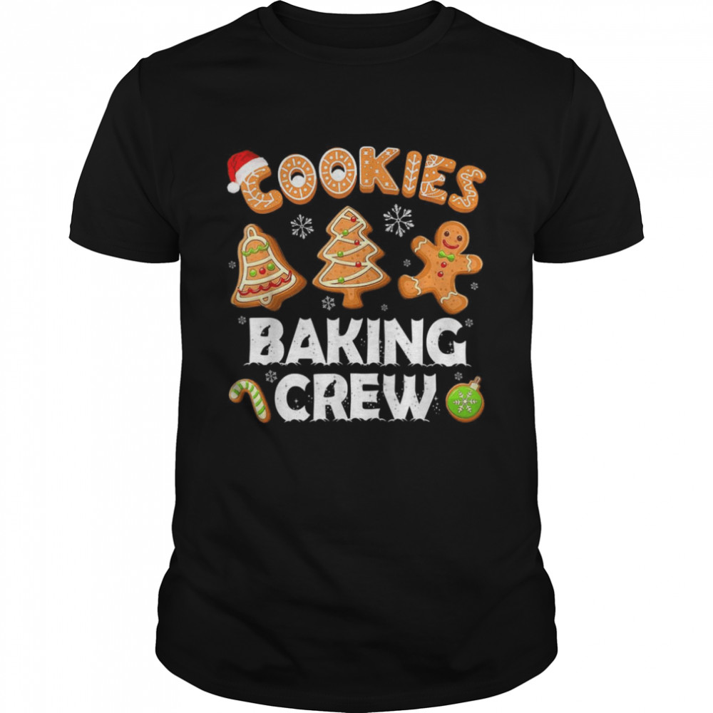Gingerbread Team Cookie Baking Crew Christmas Santa Family Shirt