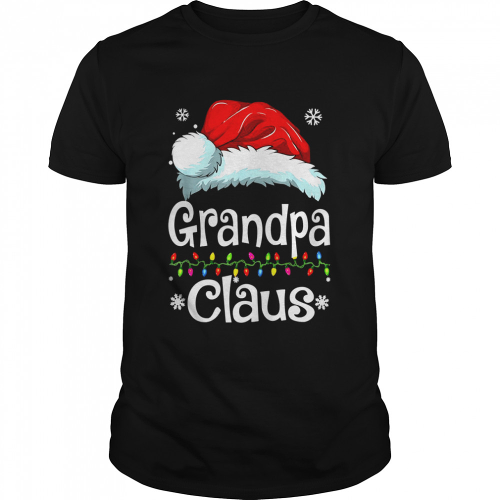 Grandpa Claus Shirt, Family Matching Grandpa Claus Pajama Shirt