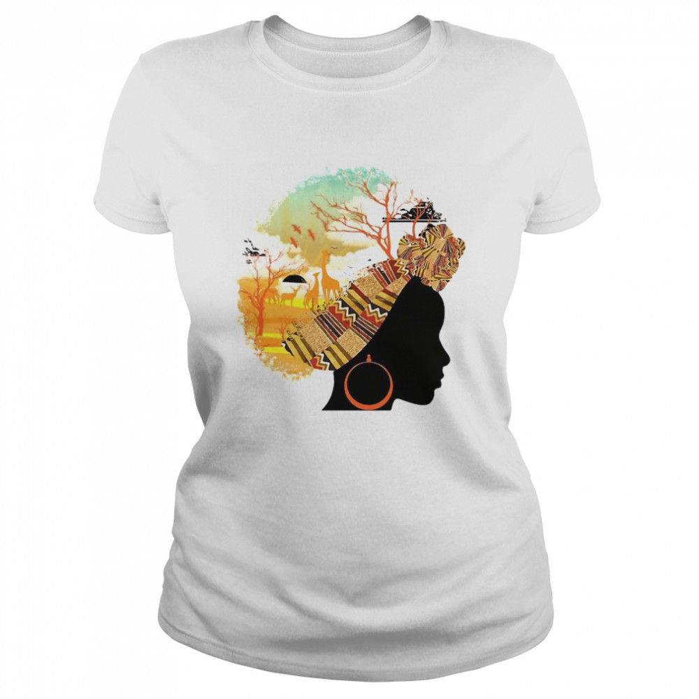 Best African Queen Gift Black Roots Safari Lover Women Classic Women's T-shirt
