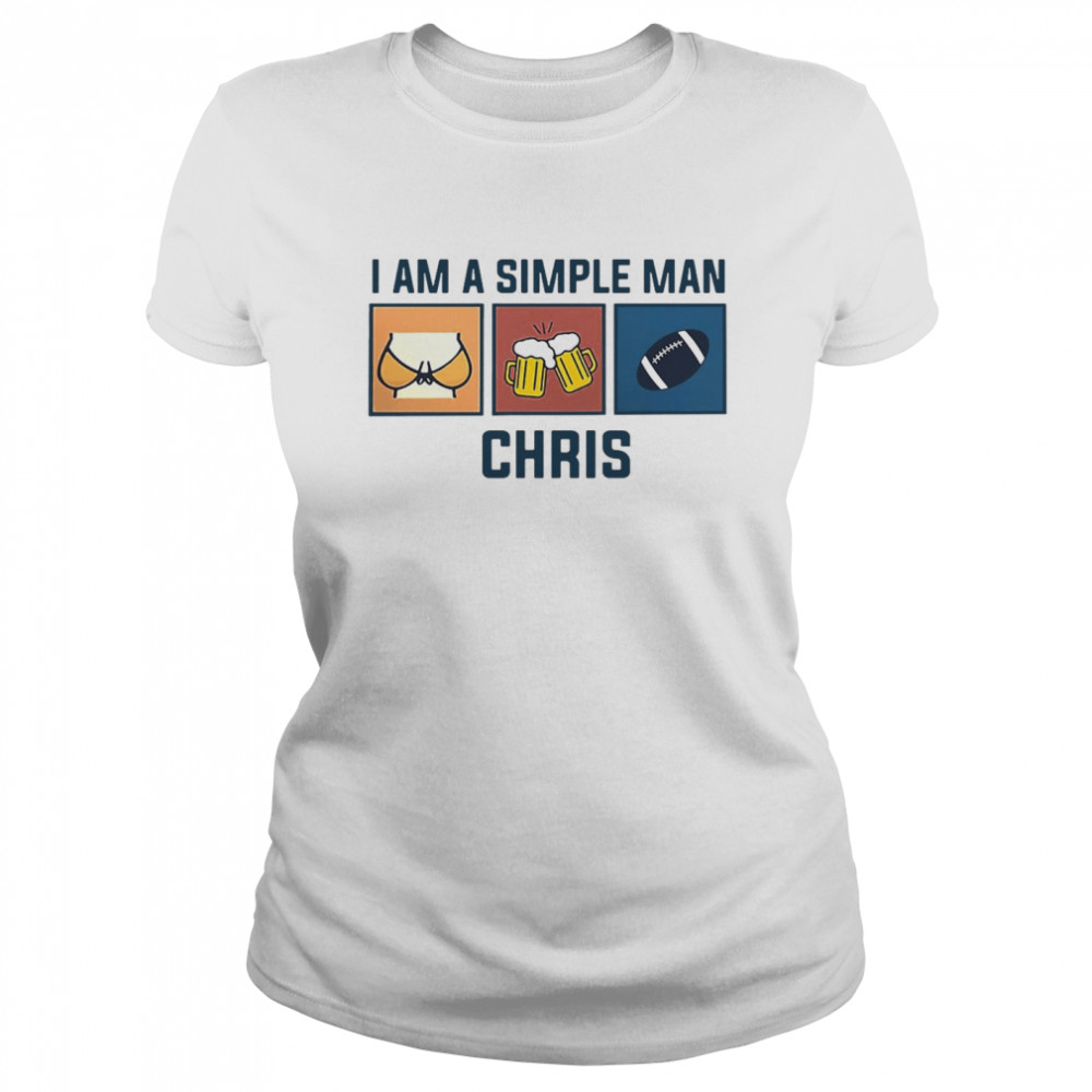 I Am A Simple Man Chris Vintage Classic Women's T-shirt