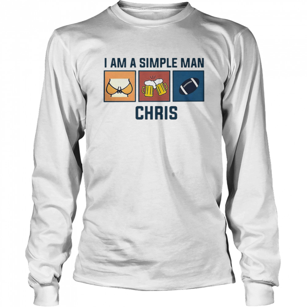 I Am A Simple Man Chris Vintage Long Sleeved T-shirt