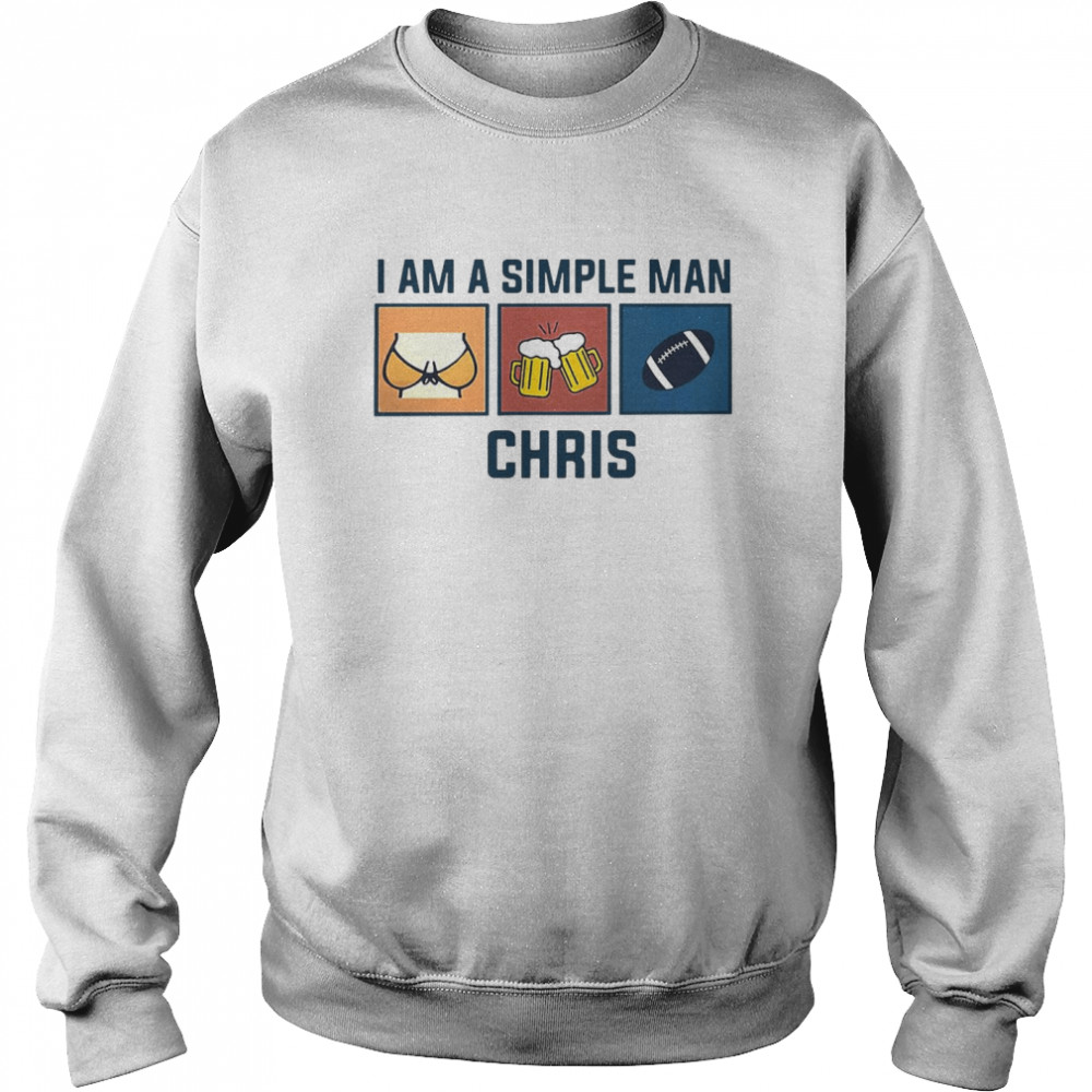 I Am A Simple Man Chris Vintage Unisex Sweatshirt