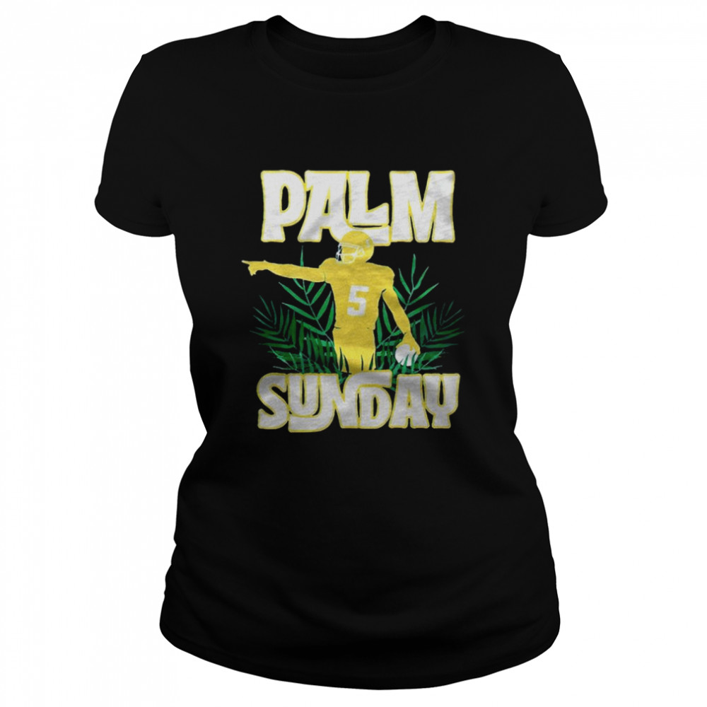 Palm Sunday football T-shirt Classic Women's T-shirt