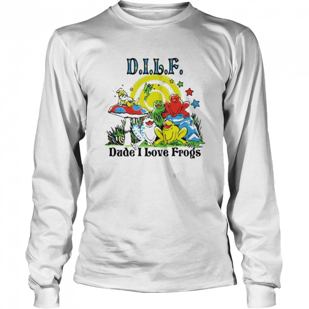 D.I.L.F dude i love fall leaf shirt, hoodie, sweater, long sleeve and tank  top
