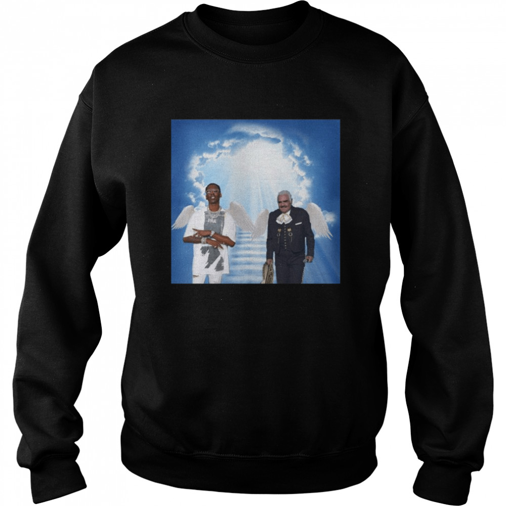 Young Dolph and Vicente Fernández in heaven shirt Unisex Sweatshirt