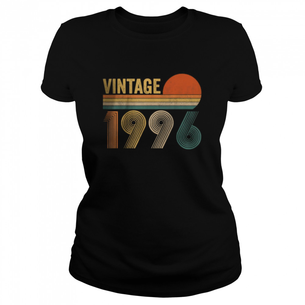 Vintage 1996 26th Birthday For Men Women 26 Years Old Gifts T- Classic Women's T-shirt