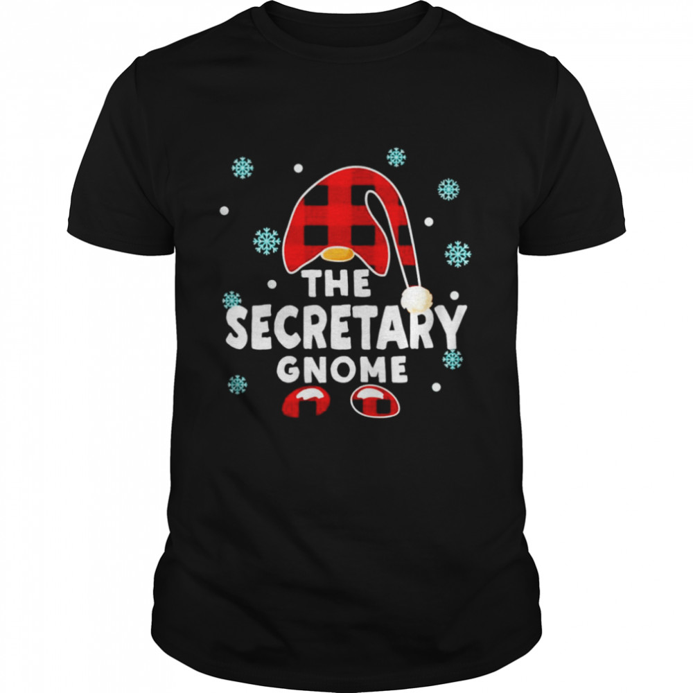 The Secretary Gnome Christmas shirt