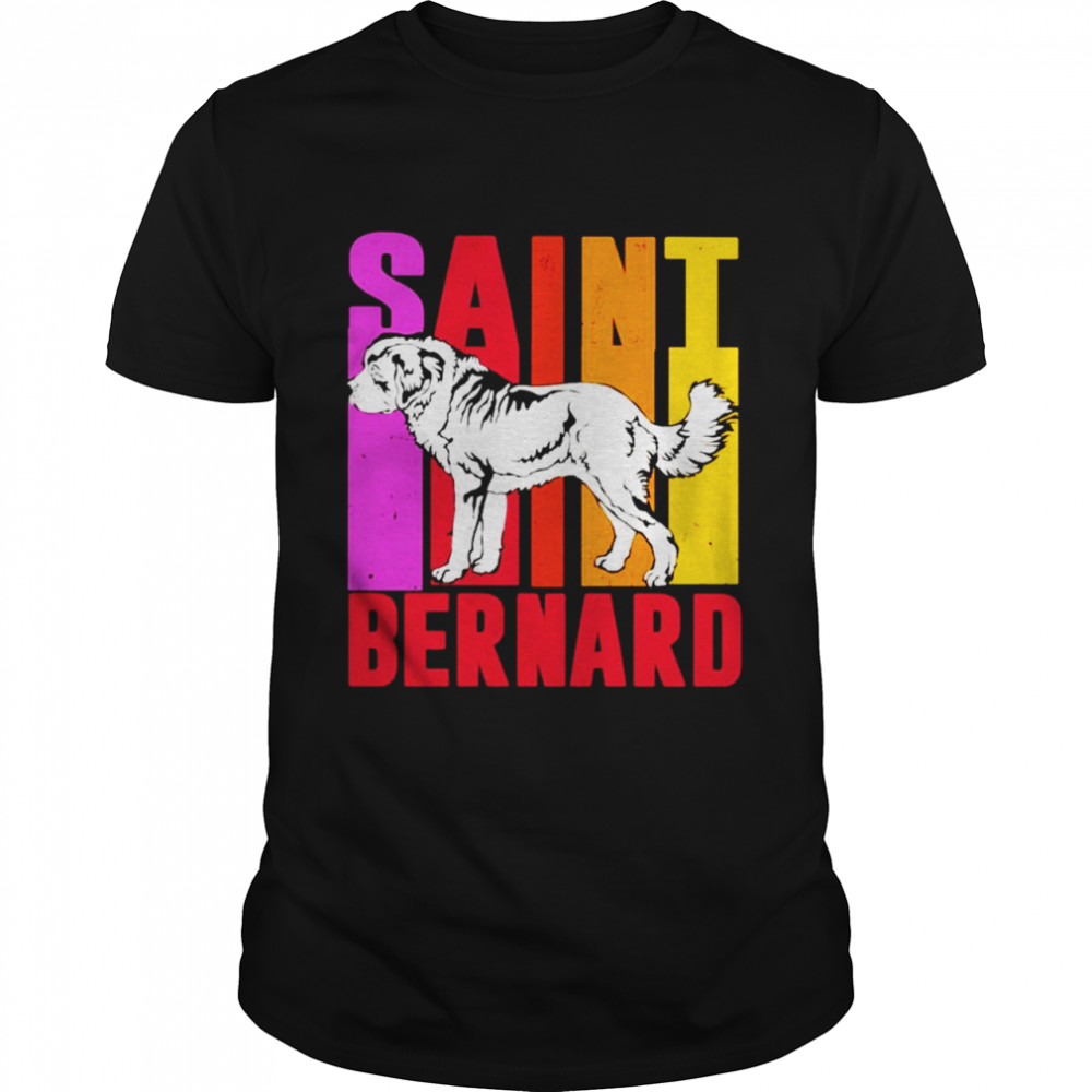 Warm snuggles and Saint Bernard shirt