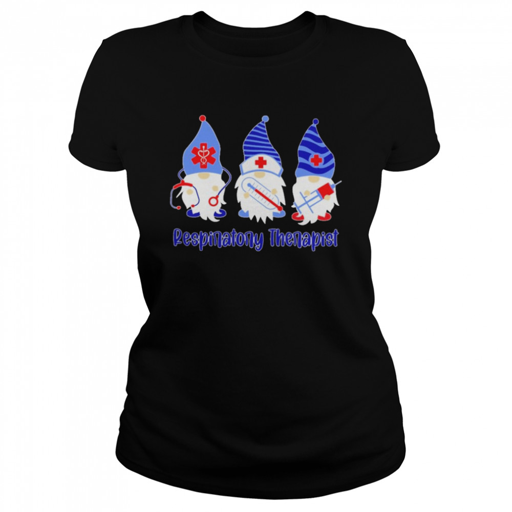 Gnomies Respiratory Therapist shirt Classic Women's T-shirt