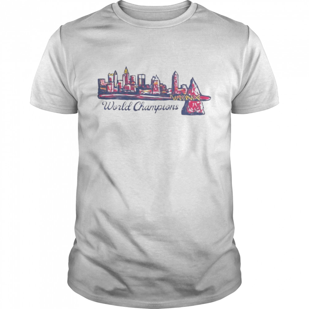Nice atlanta Skyline world champions shirt