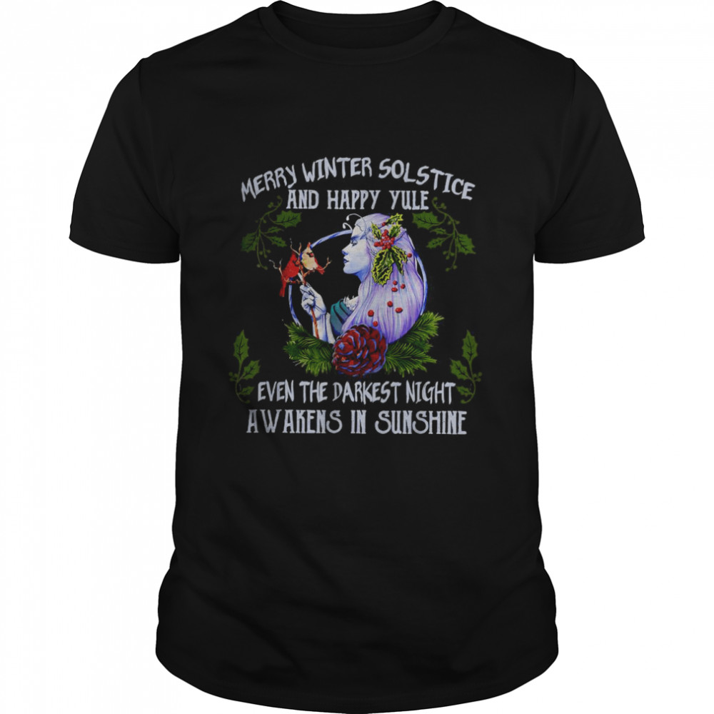 Merry Winter Solstice And Happy Yule Shirt