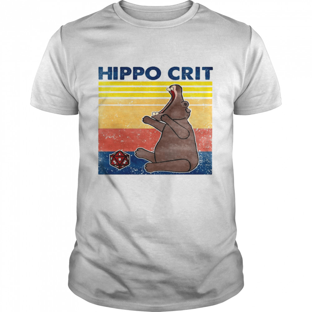 Hippo crit vitage shirt