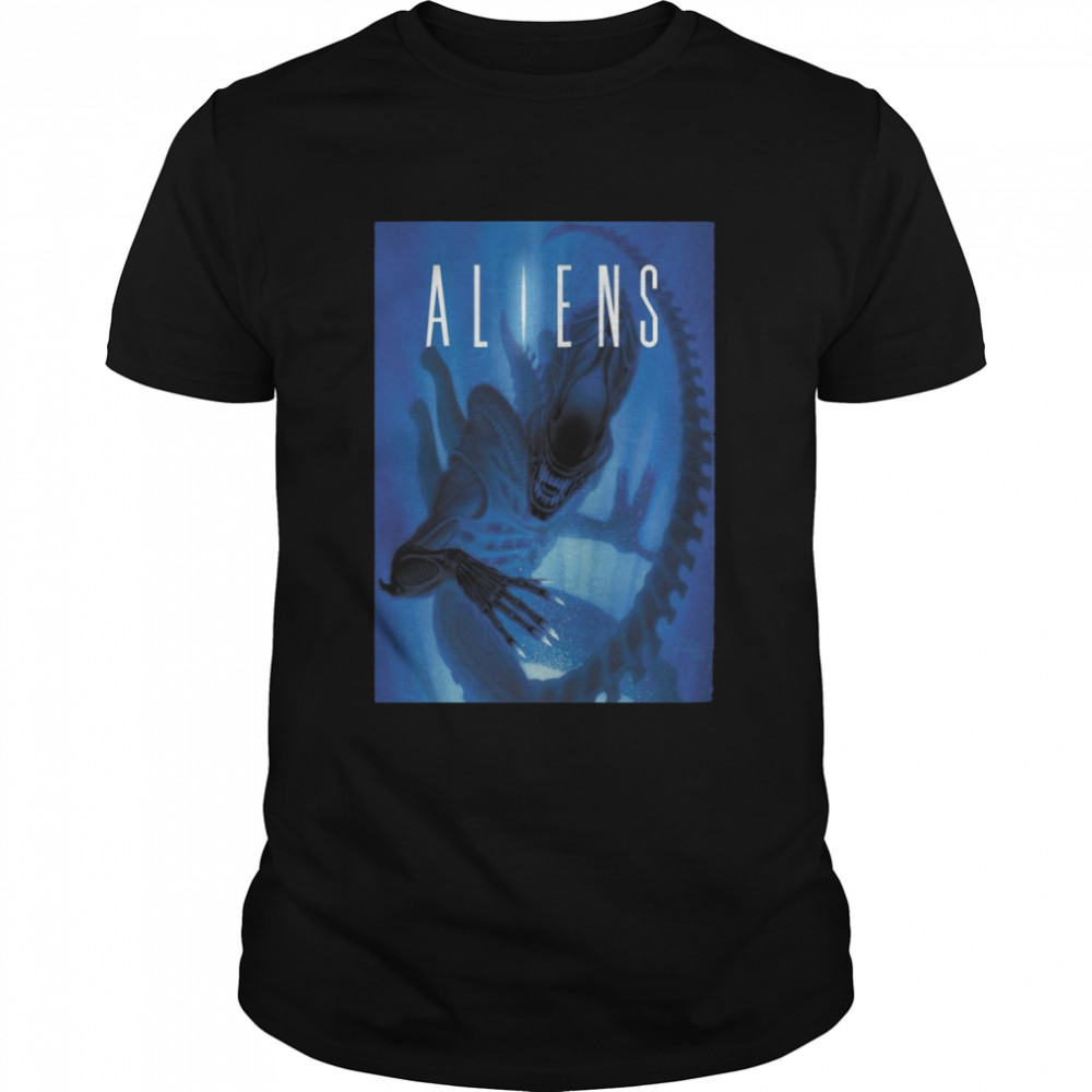 Aliens Xenomorph Blue Light Shirt